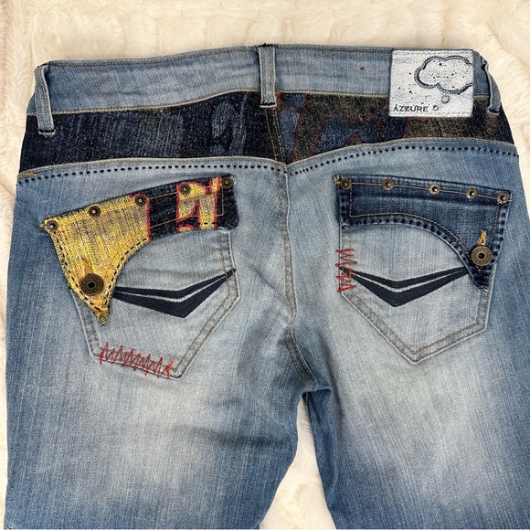 Azzure Jeans One-of-a-kind Y2K Straight Denim Size 28 - Picture 3 of 12
